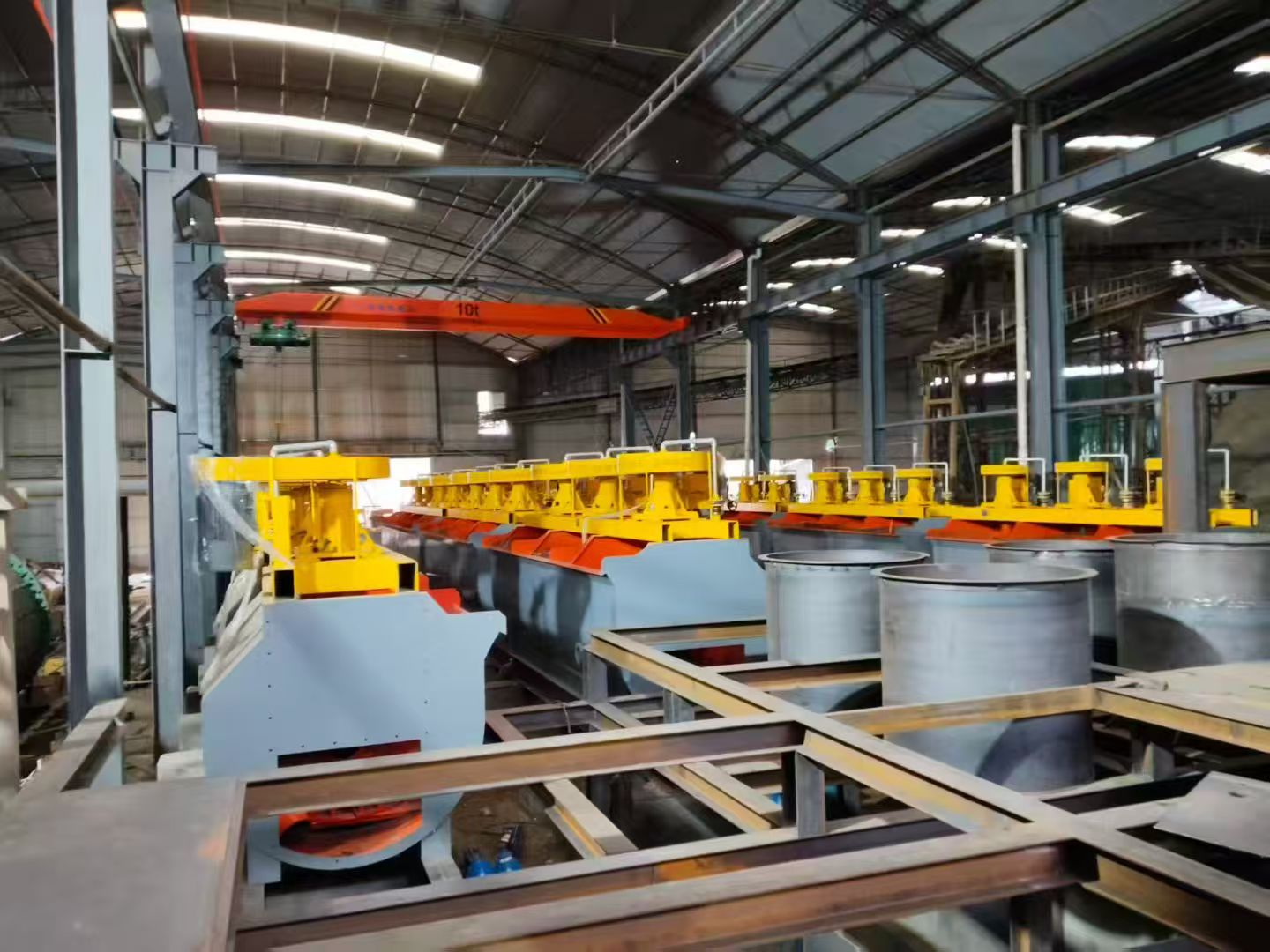 Copper lead zinc ore flotation method