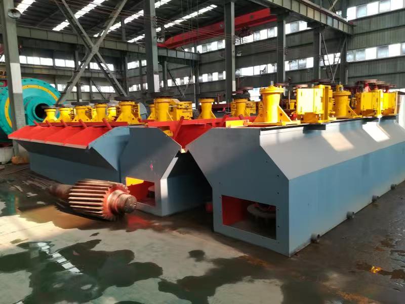 Process flow diagram of lead-zinc ore beneficiation plant